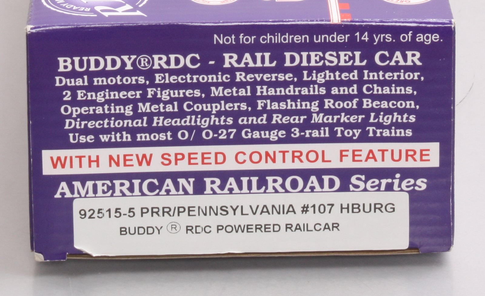 RMT 92515-5 O PRR/Harrisburg Buddy Powered Rail Diesel Car  #107
