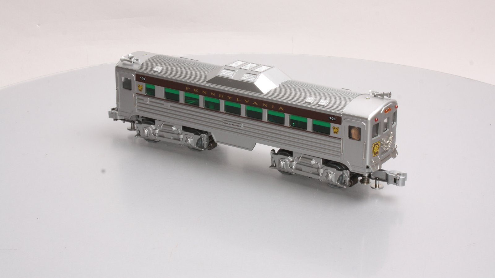 RMT 92515-4 O Gauge PRR/Philadelphia Buddy Powered Rail Diesel Car #106