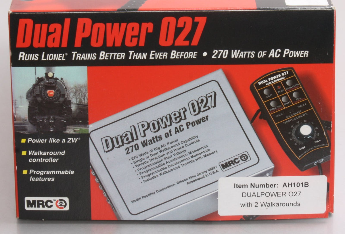 MRC AH101B O Dual Power 027 /270 Watt Transformer LN/Box