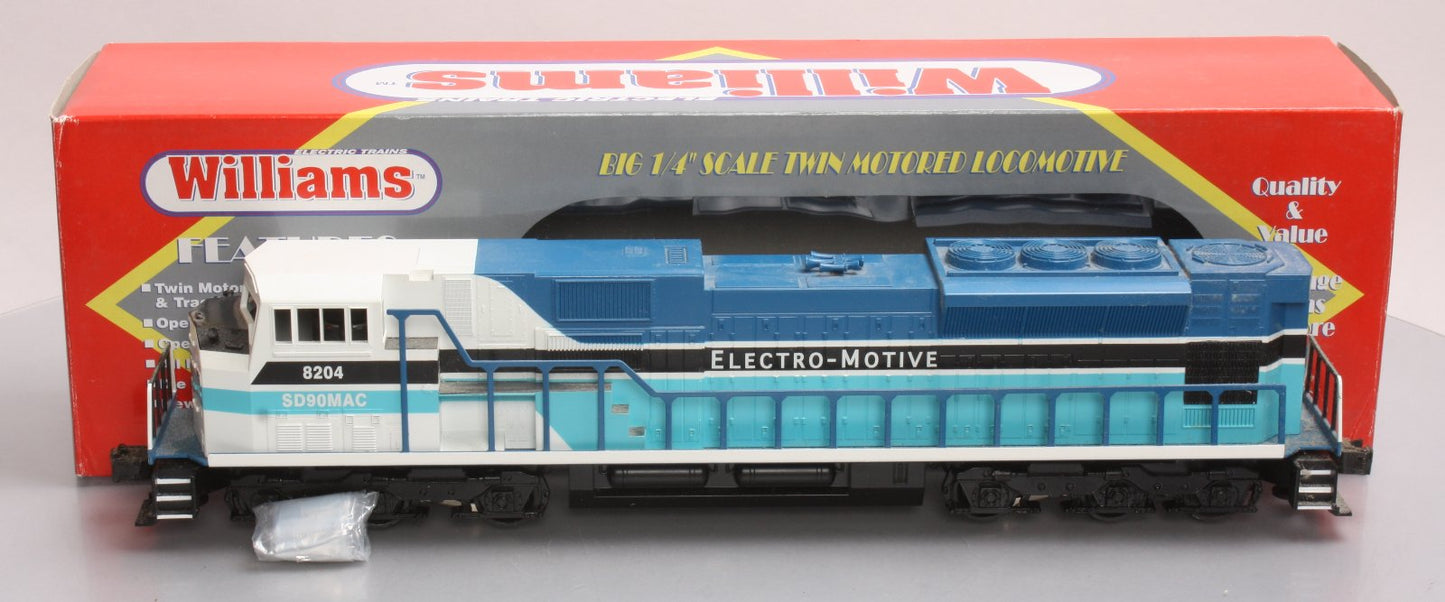 Williams SD90-202 O Gauge Demonstrator SD-90 Powered Diesel Locomotive #8204 NIB