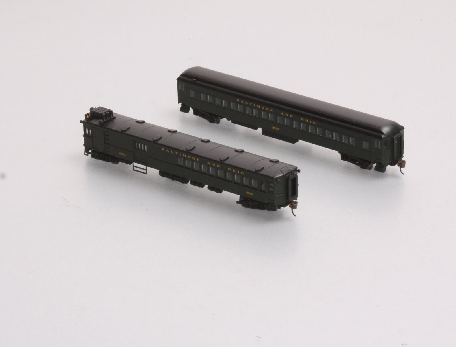 Bachmann 81466 N Baltimore and Ohio EMC Electric Doodlebug & Trailer Coach (DCC) LN/Box