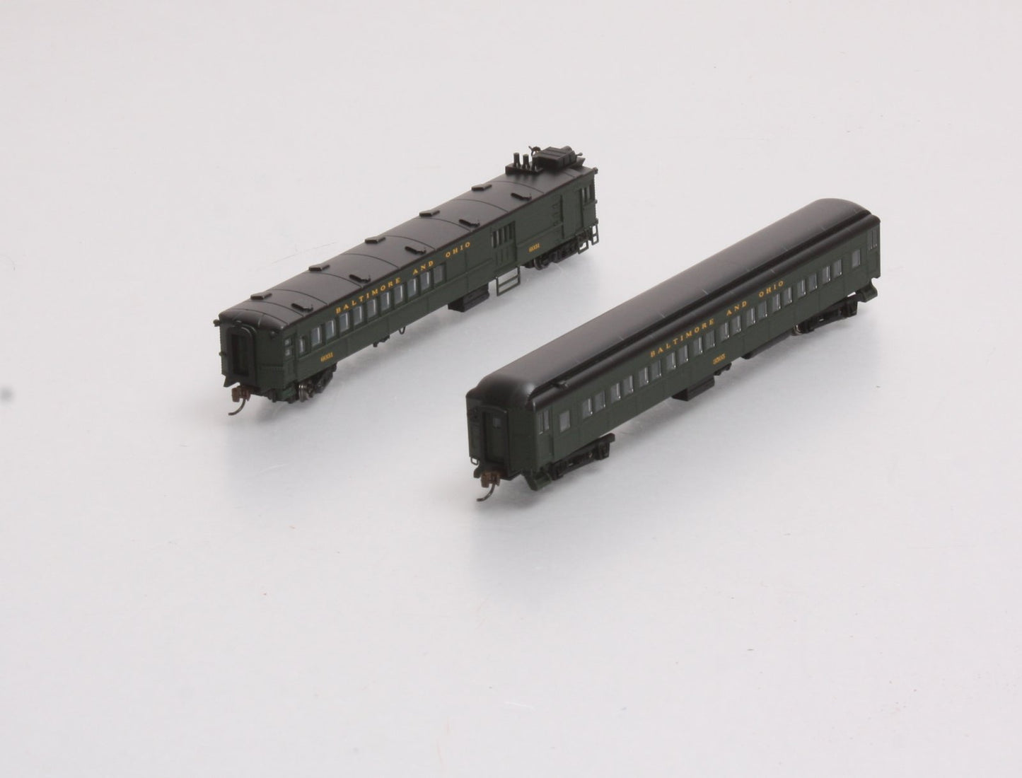 Bachmann 81466 N Baltimore and Ohio EMC Electric Doodlebug & Trailer Coach (DCC) LN/Box