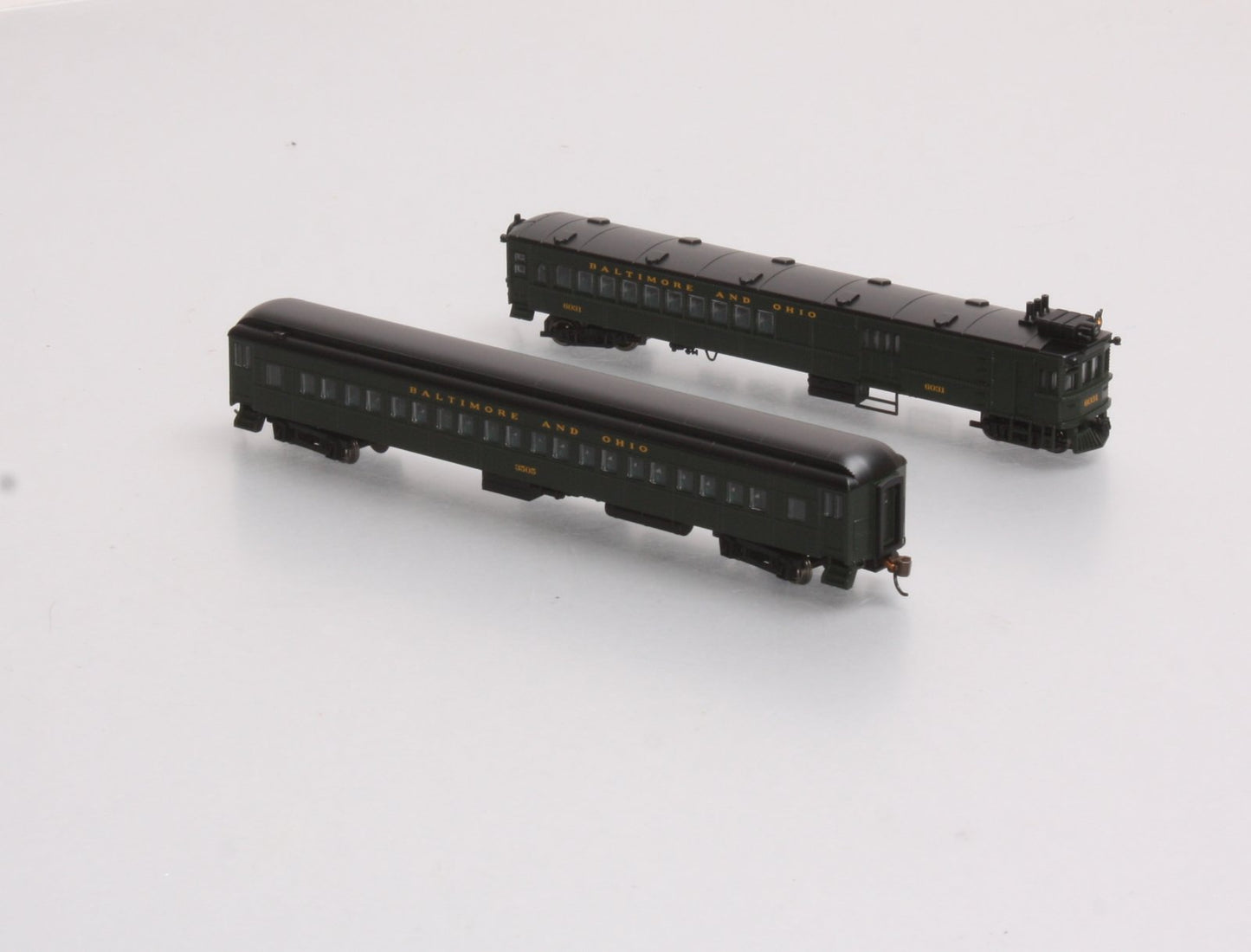 Bachmann 81466 N Baltimore and Ohio EMC Electric Doodlebug & Trailer Coach (DCC) LN/Box