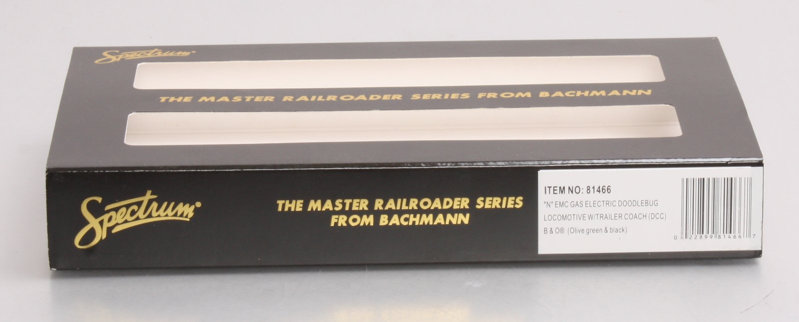 Bachmann 81466 N Baltimore and Ohio EMC Electric Doodlebug & Trailer Coach (DCC) LN/Box