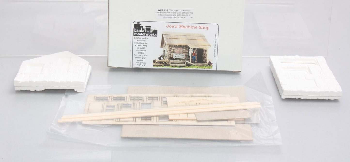 Banta Model Works 6000 O Scale Joe's Machine Shop Kit