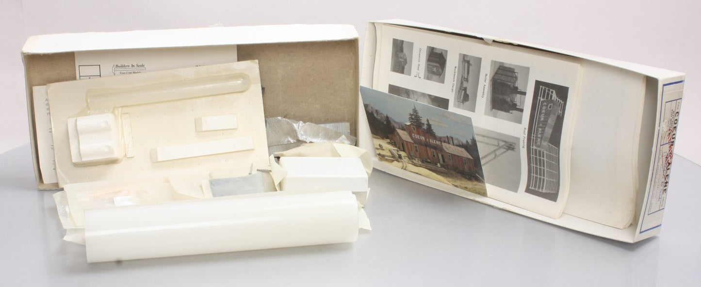 Builders-in-Scale #6 HO Scale Coeur D' Alene Mine Building Kit LN/Box