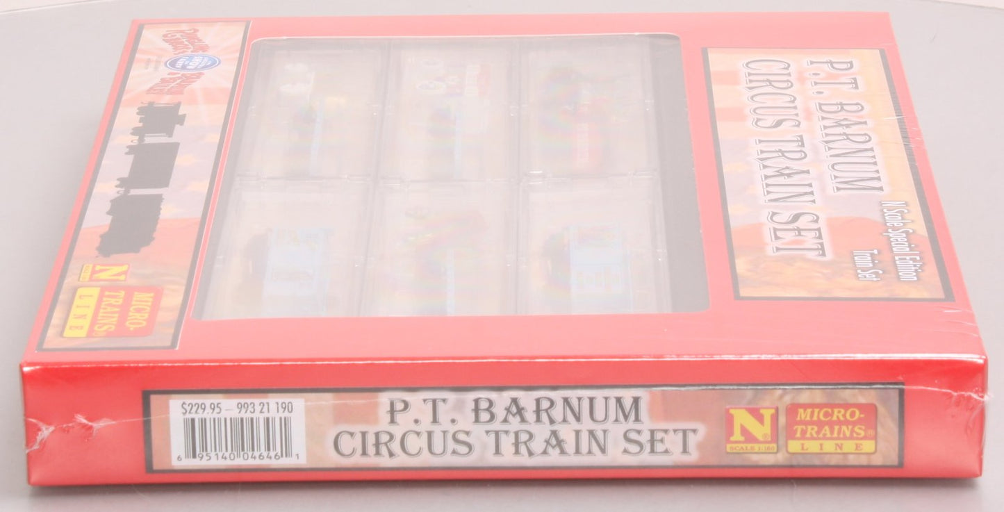Micro-Trains 99321190 P.T. Barnum Circus N Gauge Steam Train Set MT/Box
