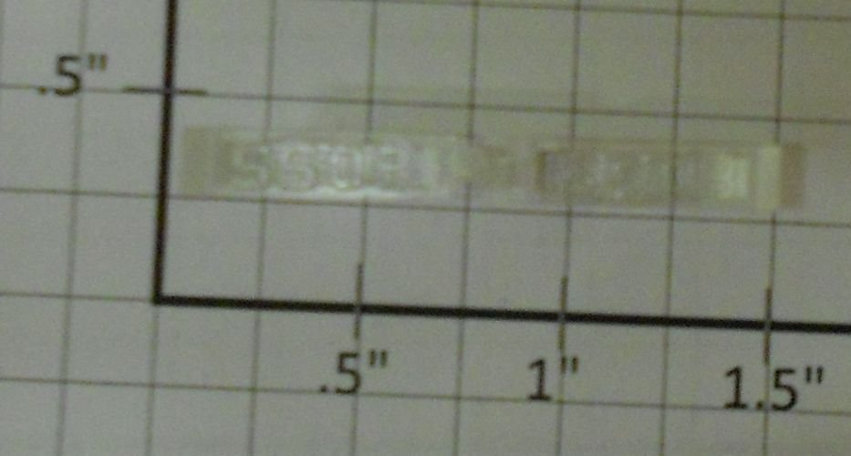 Lionel 8055-6/10 Clear Raised Number Marker Lens/Number Board Set