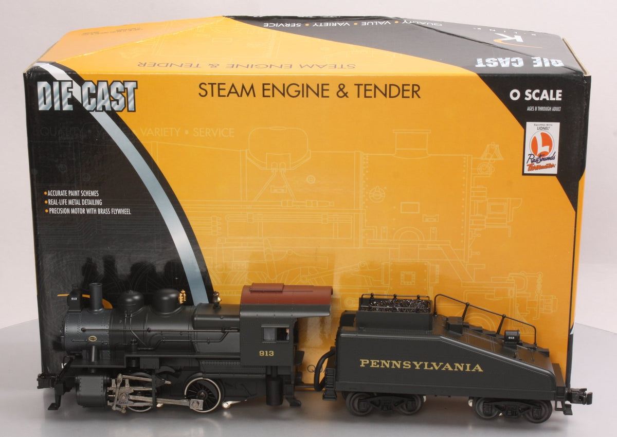 K-Line K3180-0913S O PRR A5 0-4-0 Switcher & Tender #913 with Lionel TMCC LN/Box