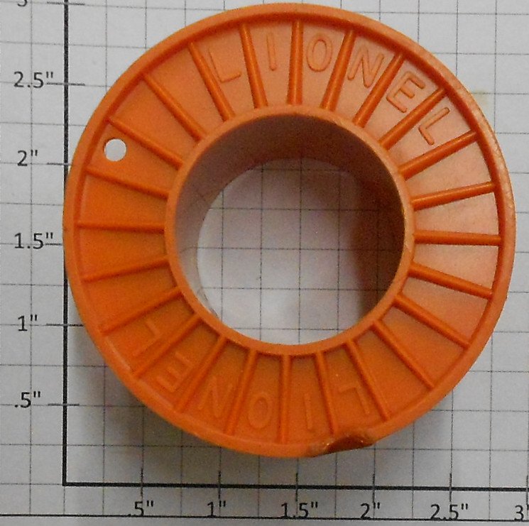 Lionel 6561-9M Orange-Cable Reel w/Maroon Wire