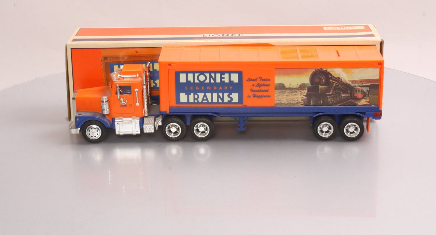 Lionel TMT-18018 Box Trailer Toy Truck W/Operating Lights Sounds-Coinbank NIB