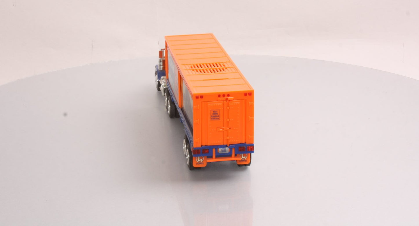 Lionel TMT-18018 Box Trailer Toy Truck W/Operating Lights Sounds-Coinbank NIB