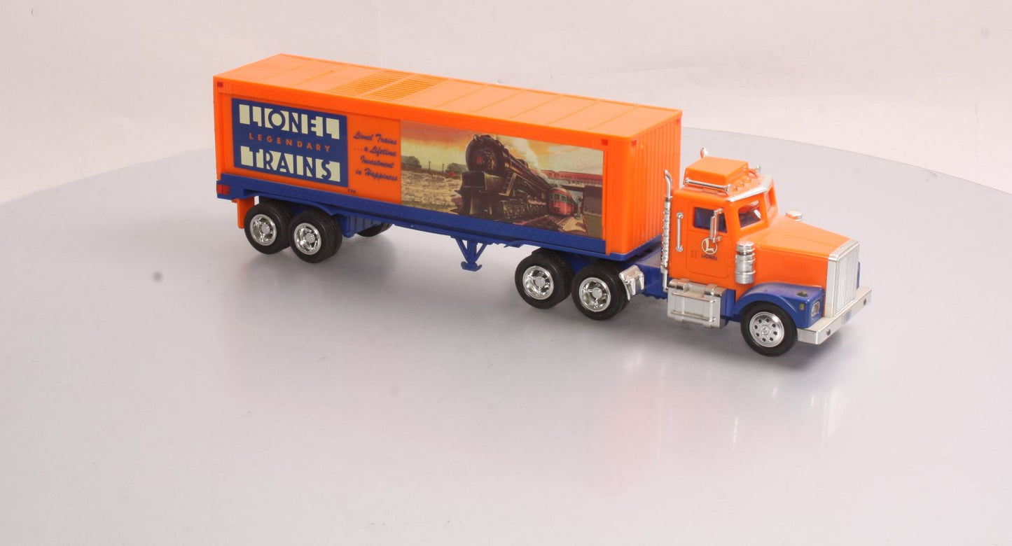 Lionel TMT-18018 Box Trailer Toy Truck W/Operating Lights Sounds-Coinbank NIB