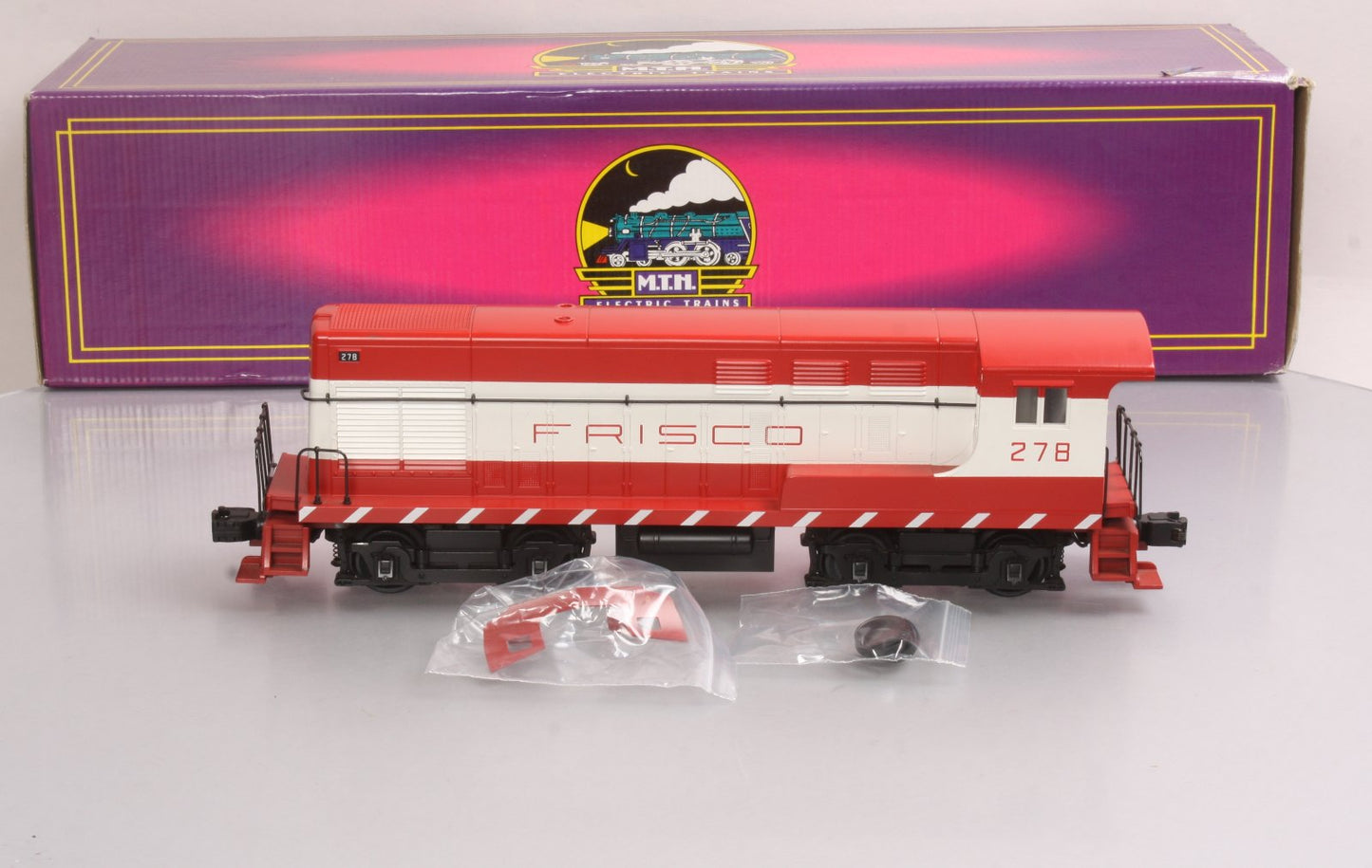 MTH 20-2076-1 O Frisco Fairbanks Morse H-10-44 Diesel Engine Cab #278 W/ PS1.0 EX/Box
