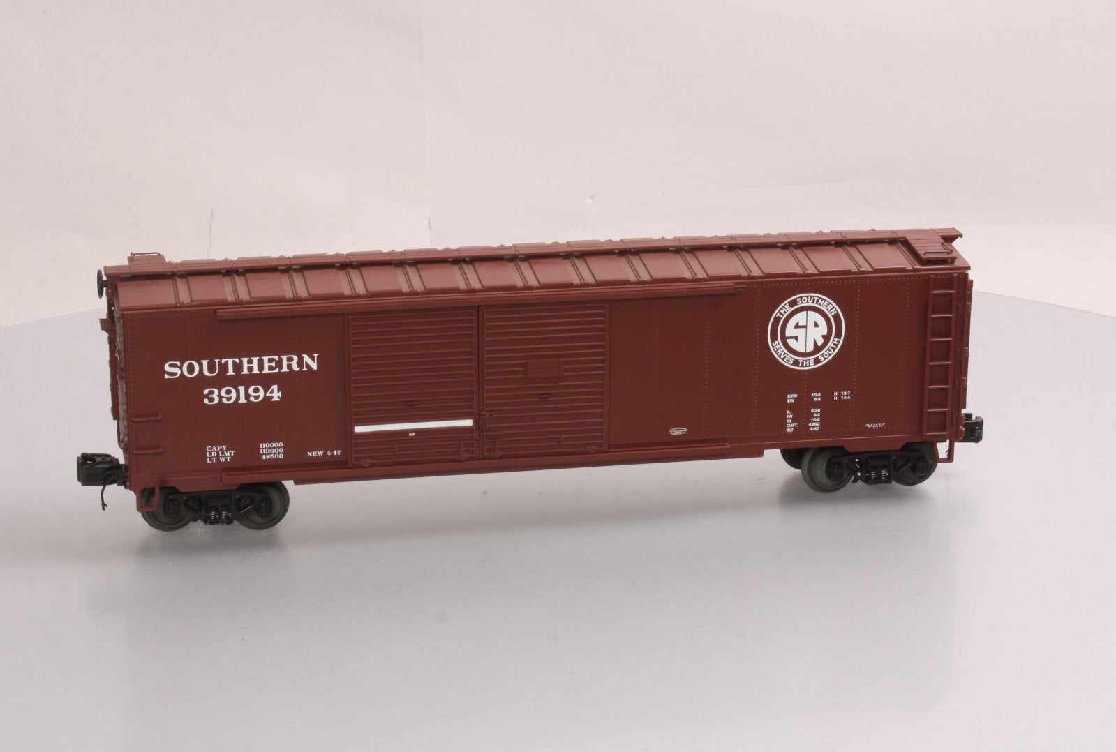 MTH 20-93246 O Southern Double Door 50' Boxcar #39194 NIB