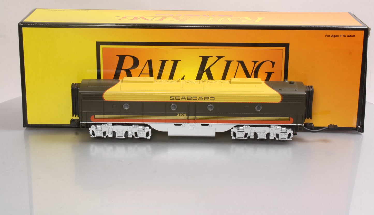 MTH 30-2181-3 O Seaboard EMD E-8 B Unit Non-Powered Diesel Engine #3106 LN/Box