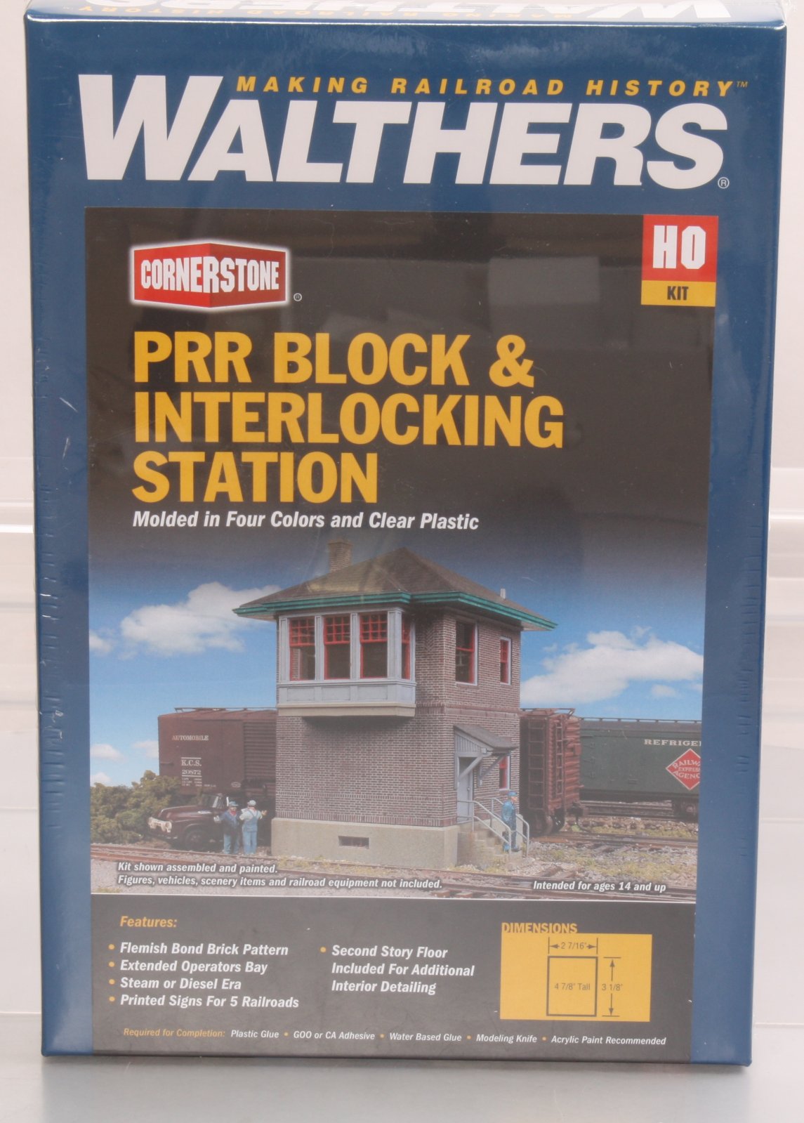 Walthers 933-2982 HO Scale PRR Pennsylvania Block/Interlocking Station Kit