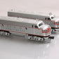 Williams 20704 O Gauge CB&Q F7 A-A Powered & Dummy Diesel Locomotive Set