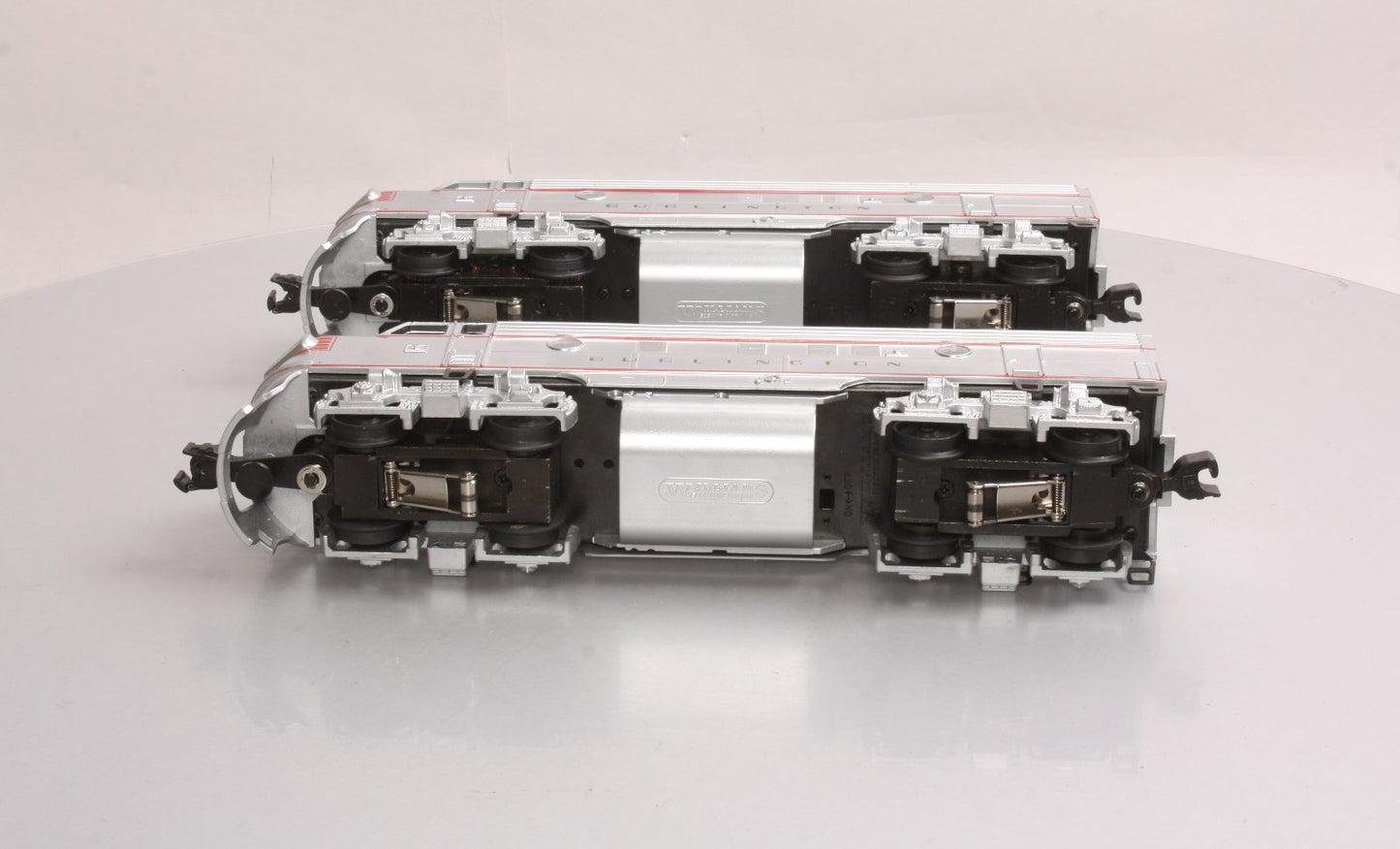 Williams 20704 O Gauge CB&Q F7 A-A Powered & Dummy Diesel Locomotive Set
