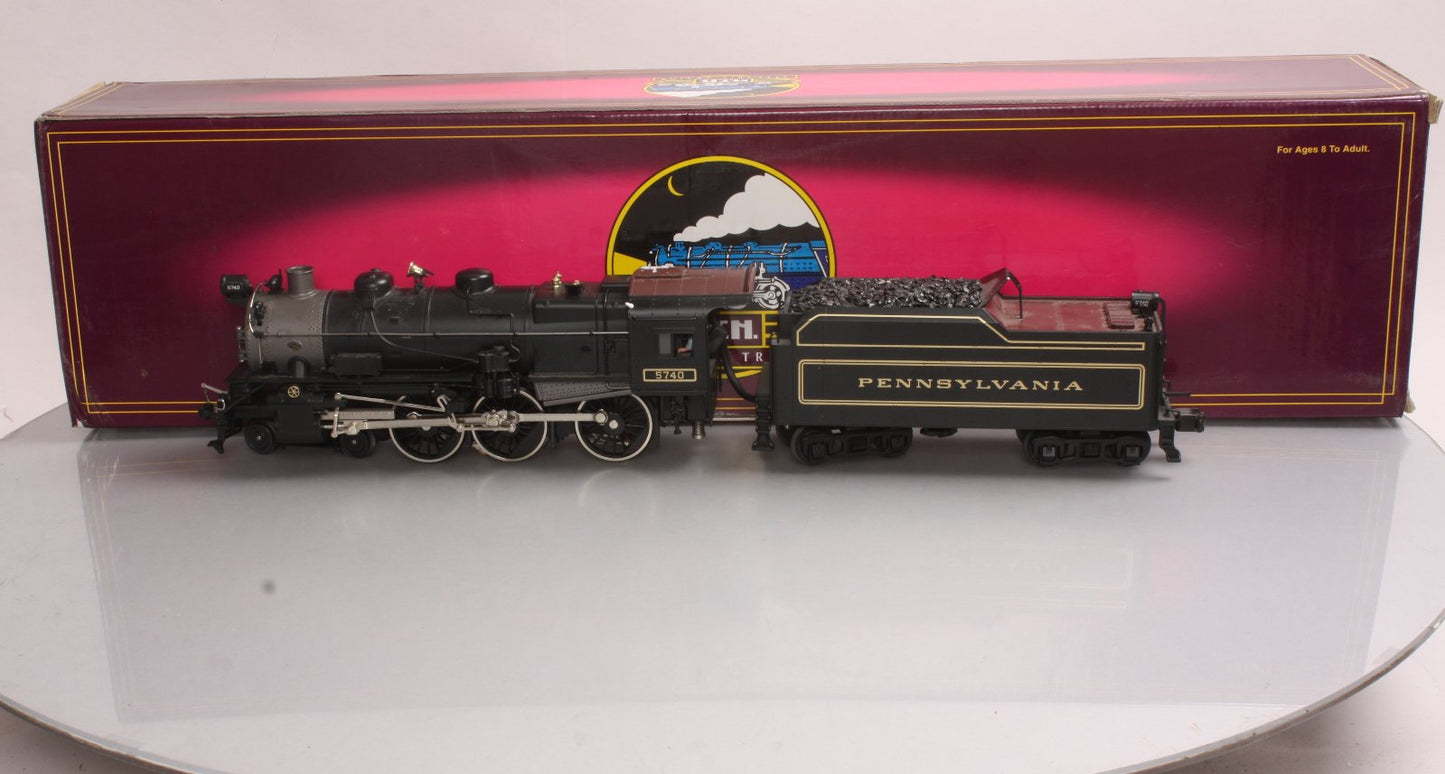 MTH 20-3031-1 O Gauge Pennsylvania Railroad G5 4-6-0 Steam & Tender #5740 w/PS1 LN/Box