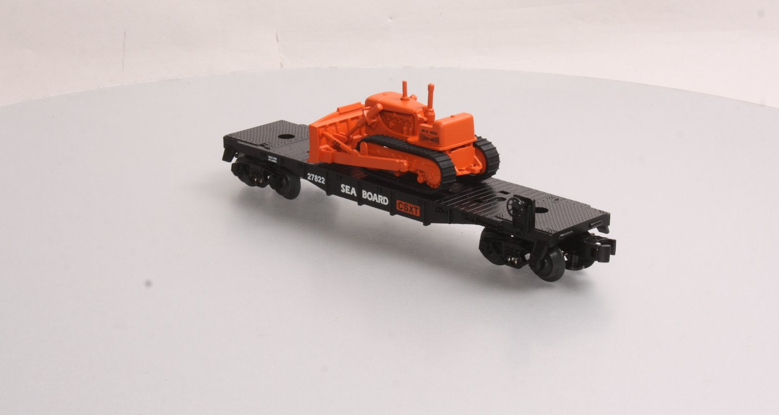 Lionel 6-27822 O Gauge Seaboard/CSXT Flatcar with Bulldozer LN/Box