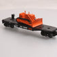 Lionel 6-27822 O Gauge Seaboard/CSXT Flatcar with Bulldozer LN/Box