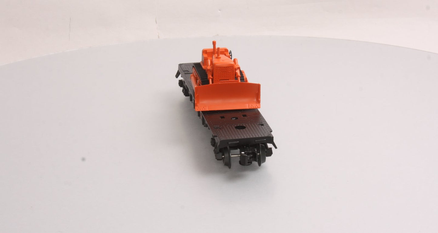 Lionel 6-27822 O Gauge Seaboard/CSXT Flatcar with Bulldozer LN/Box