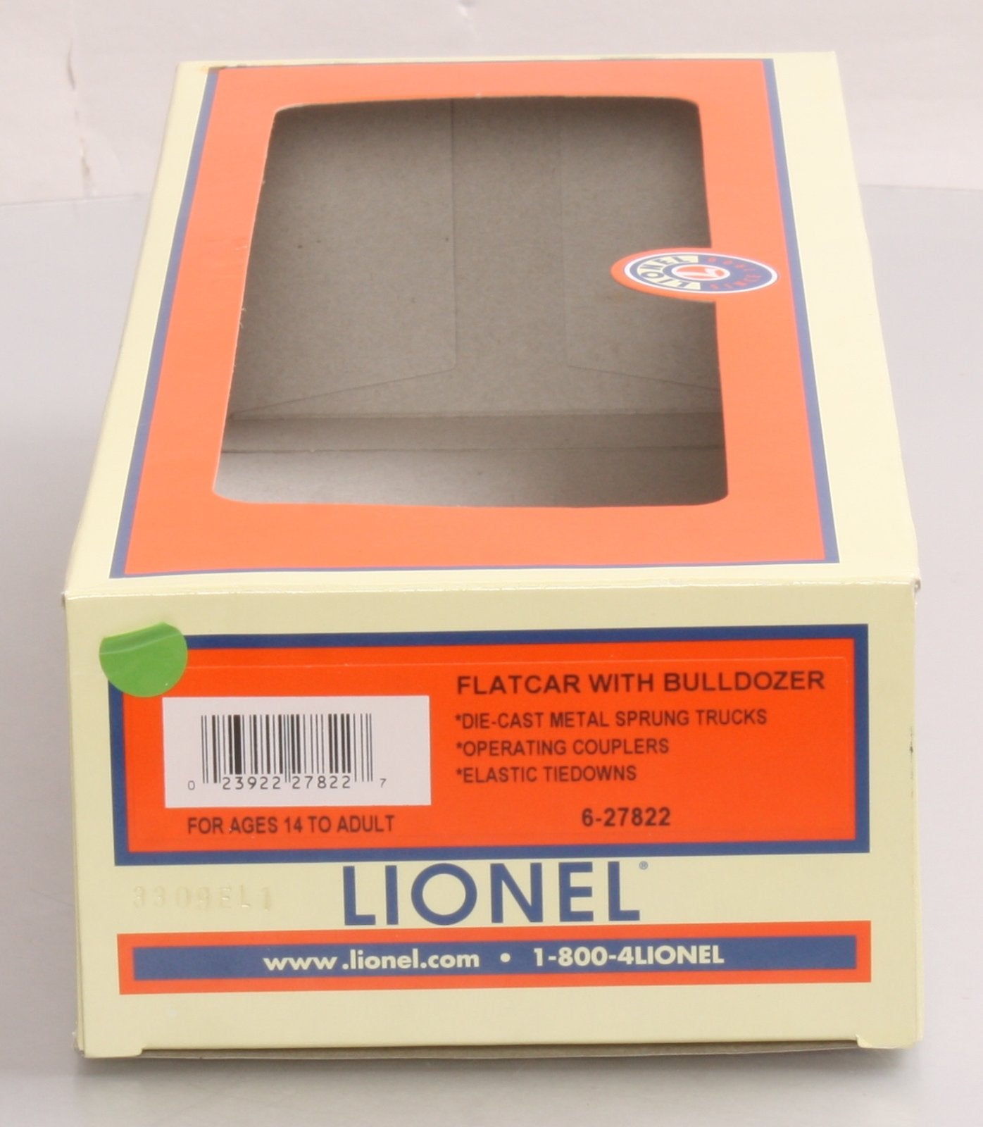 Lionel 6-27822 O Gauge Seaboard/CSXT Flatcar with Bulldozer LN/Box