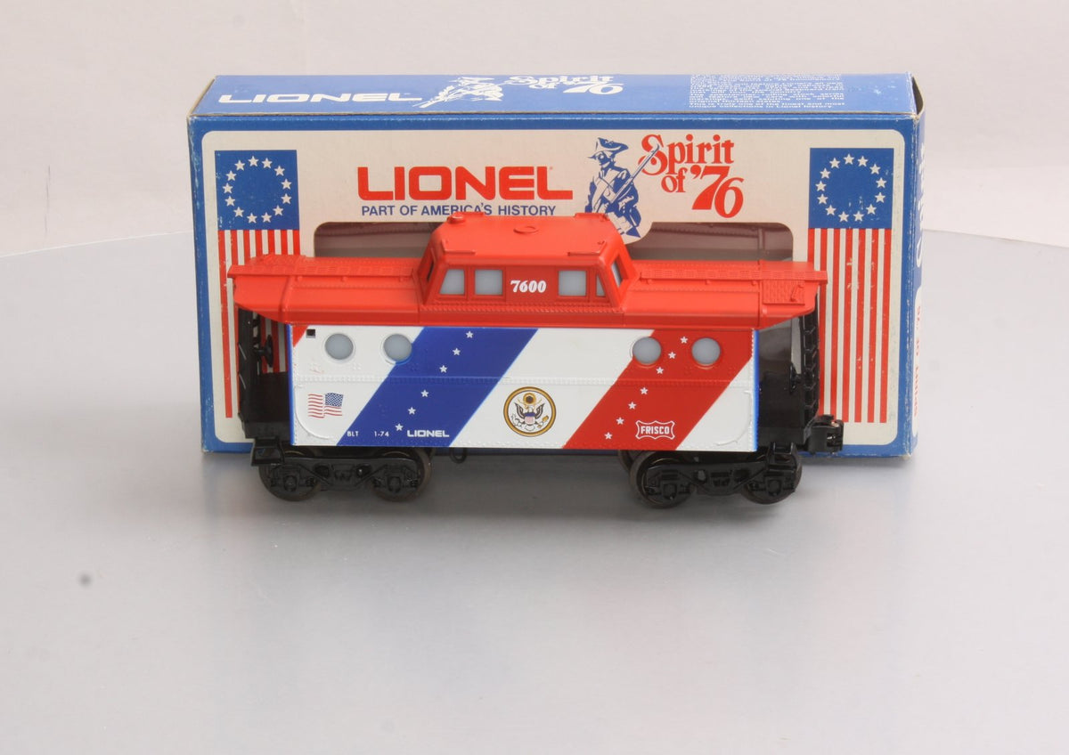 Lionel 6-7600 O Gauge Spirit of 76 N5C Porthole Lighted Caboose VG/Box