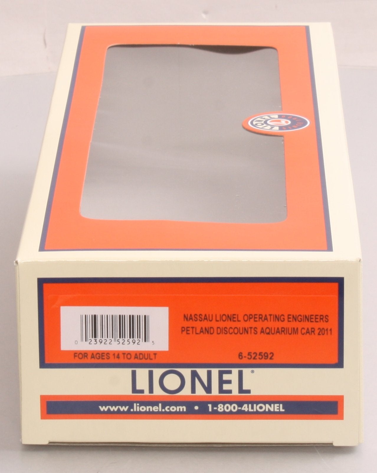 Lionel 6-52592 O Nassau Operating Engineers Petland Discounts Aquarium Car #8311 LN/Box