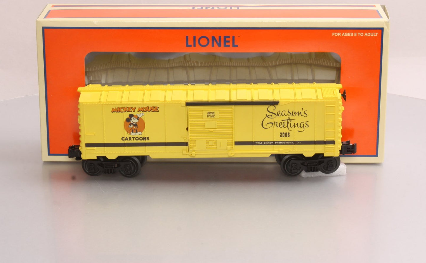 Lionel 6-25035 O Gauge 2006 Disney Holiday Boxcar #25035 LN/Box