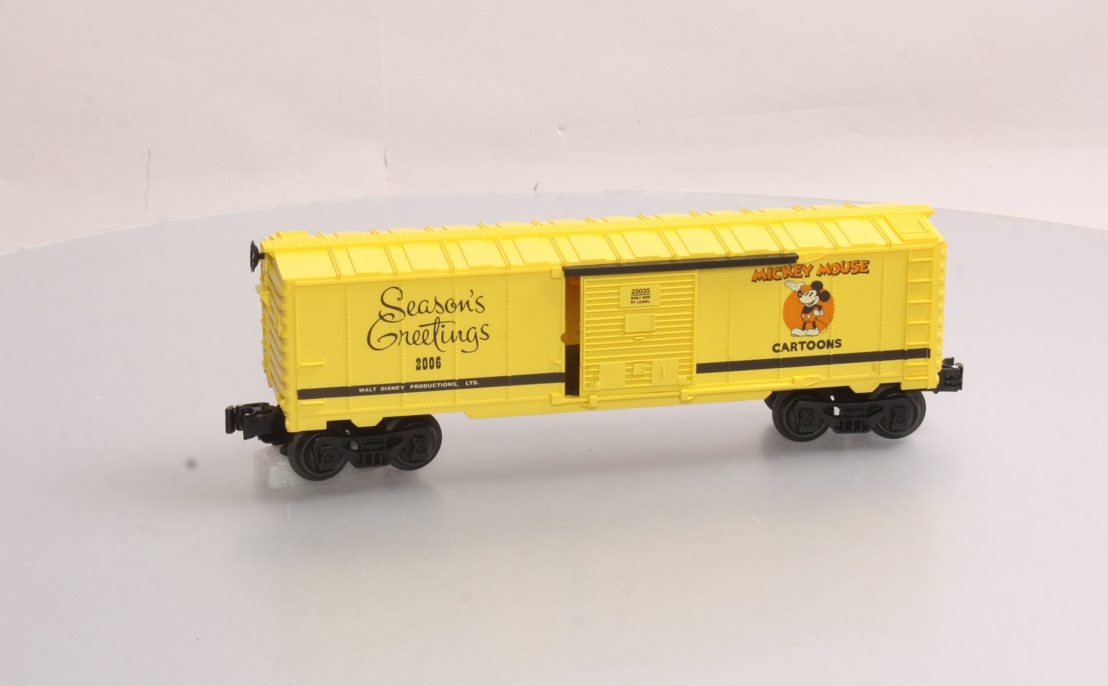Lionel 6-25035 O Gauge 2006 Disney Holiday Boxcar #25035 LN/Box