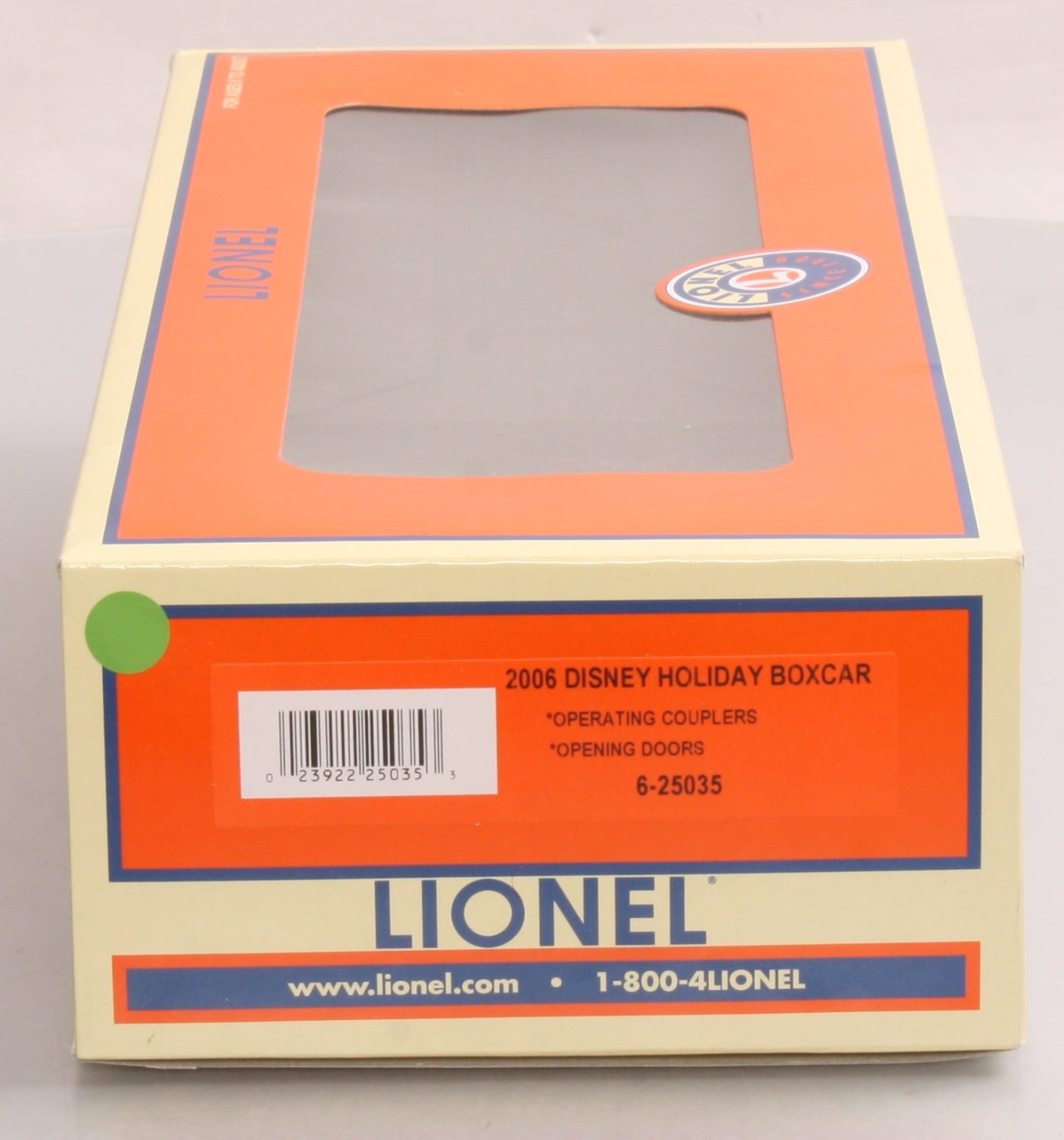 Lionel 6-25035 O Gauge 2006 Disney Holiday Boxcar #25035 LN/Box