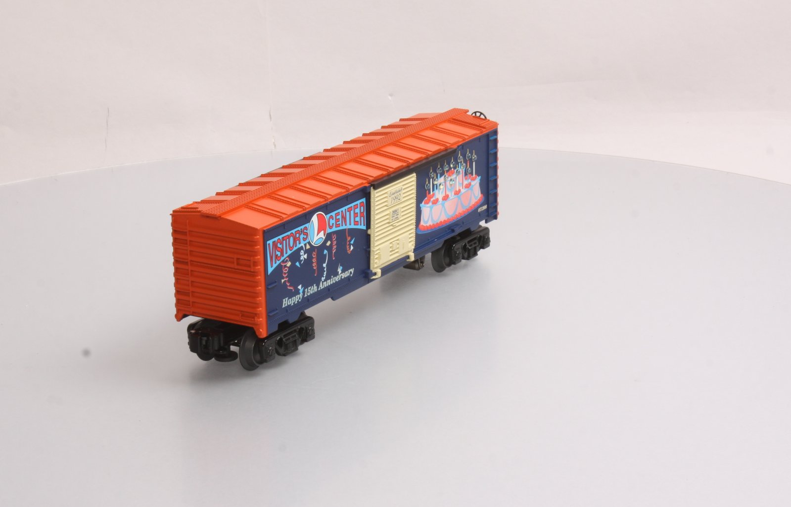 Lionel 6-36841 O Gauge Visitor's Center 15Th Anniversary Lighted Boxcar #071208 LN/Box