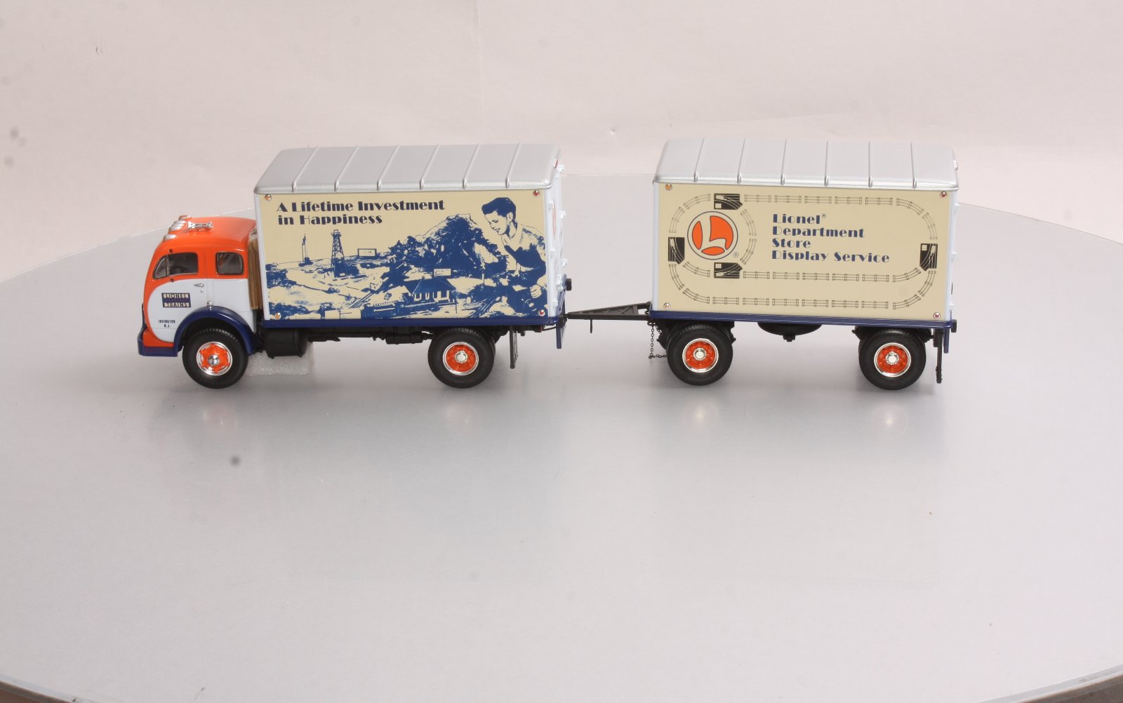 First Gear 41-0500 1:34 Dry Goods Van and Pump Trailer EX/Box