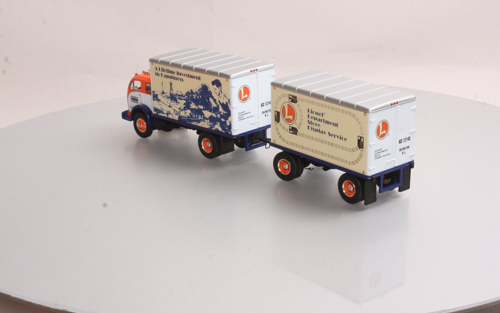 First Gear 41-0500 1:34 Dry Goods Van and Pump Trailer EX/Box