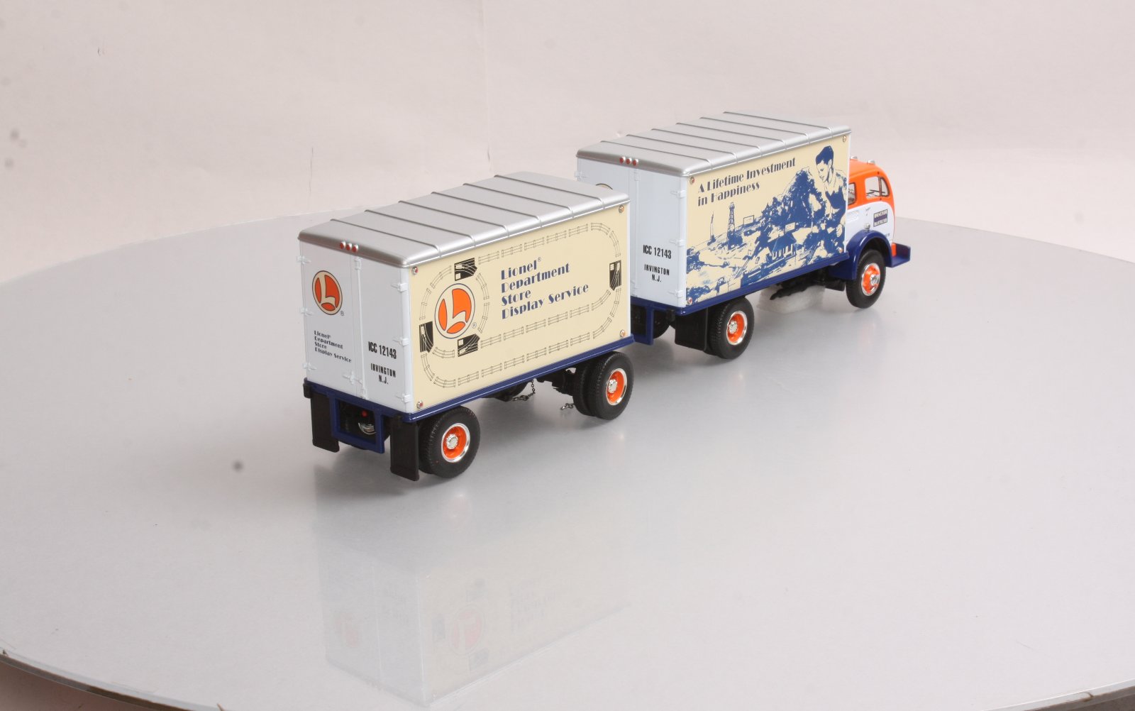 First Gear 41-0500 1:34 Dry Goods Van and Pump Trailer EX/Box