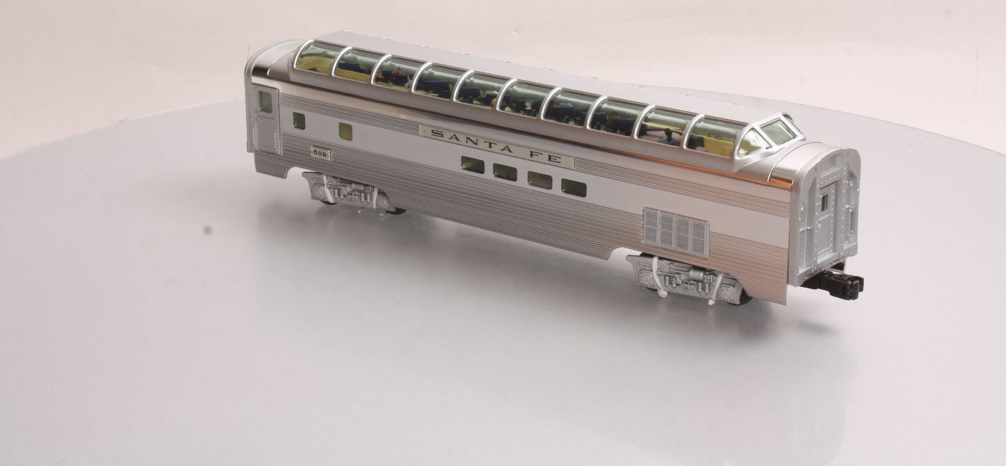 Lionel 6-39137 Santa Fe Superliner Full Vista Dome Car #509 EX
