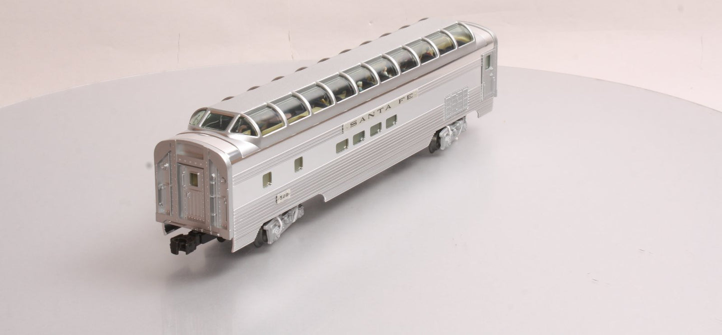 Lionel 6-39137 Santa Fe Superliner Full Vista Dome Car EX