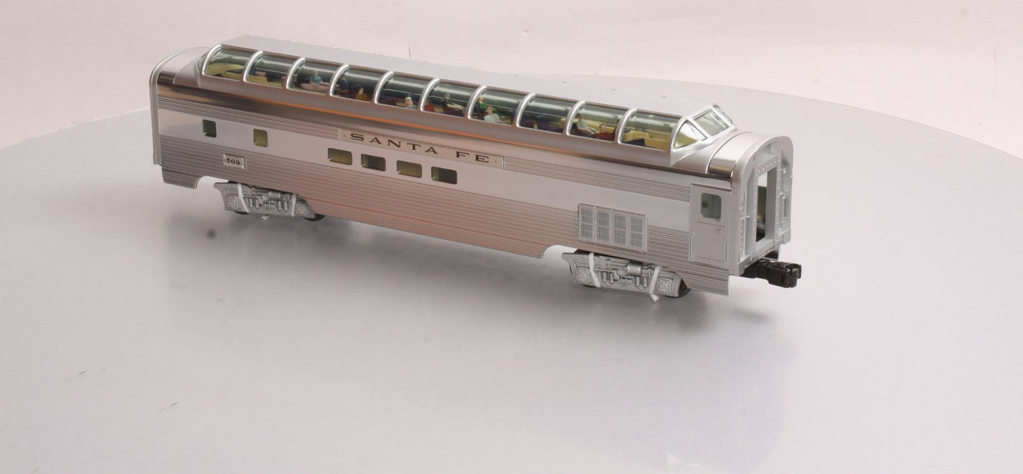 Lionel 6-39137 Santa Fe Superliner Full Vista Dome Car EX