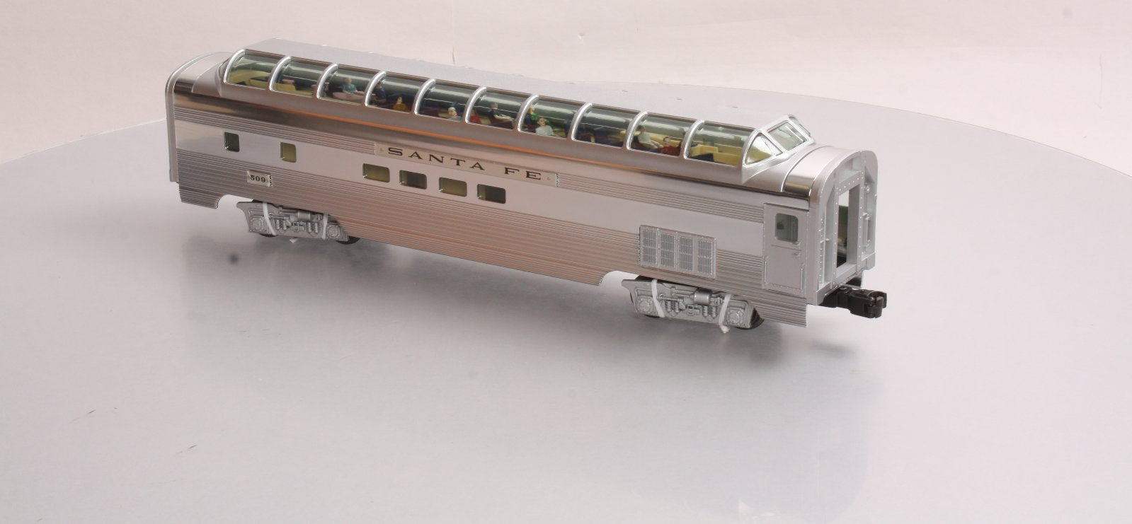 Lionel 6-39137 Santa Fe Superliner Full Vista Dome Car #509 EX
