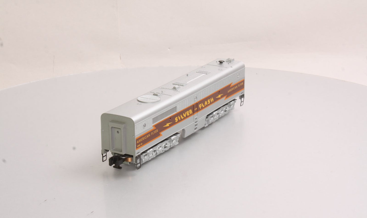 American Flyer 6-48127 S Silver Flash Non Powered Alco B Unit with Horn #478 LN/Box
