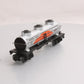 Lionel 6-36177 O Gauge Western Pacific 3-Dome Tank Car LN/Box