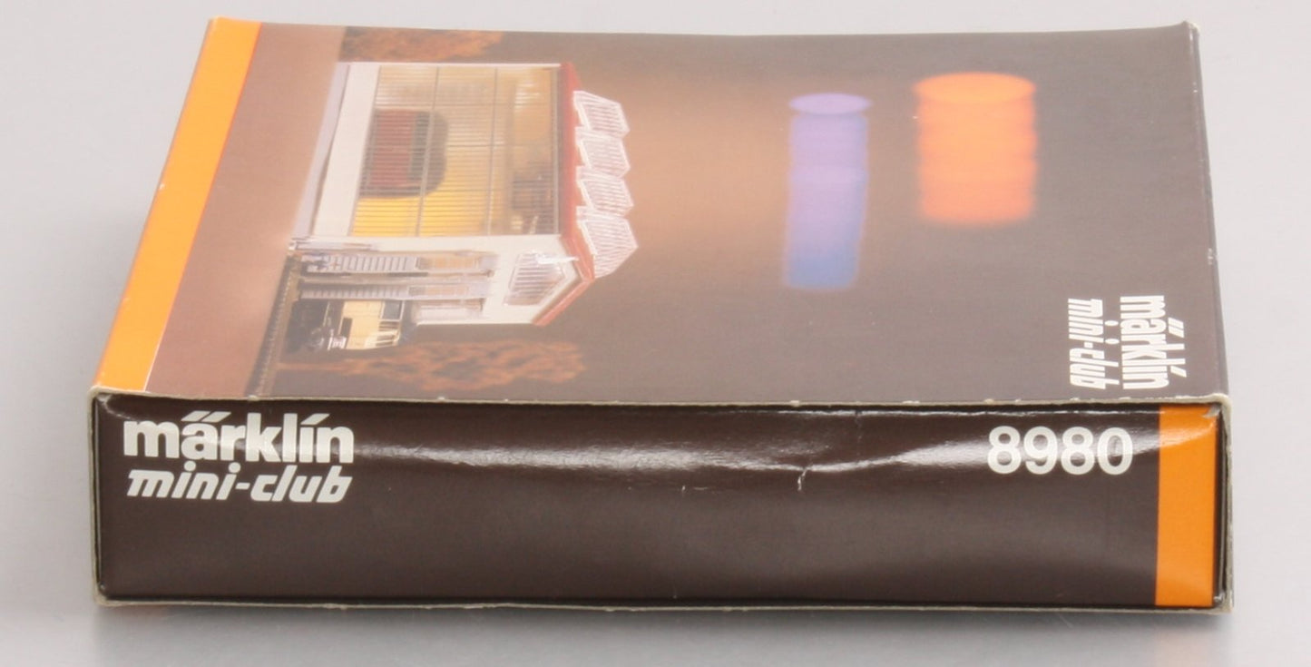 Marklin 8980 Z Scale Mini-Club Locomotive Shed Building Kit