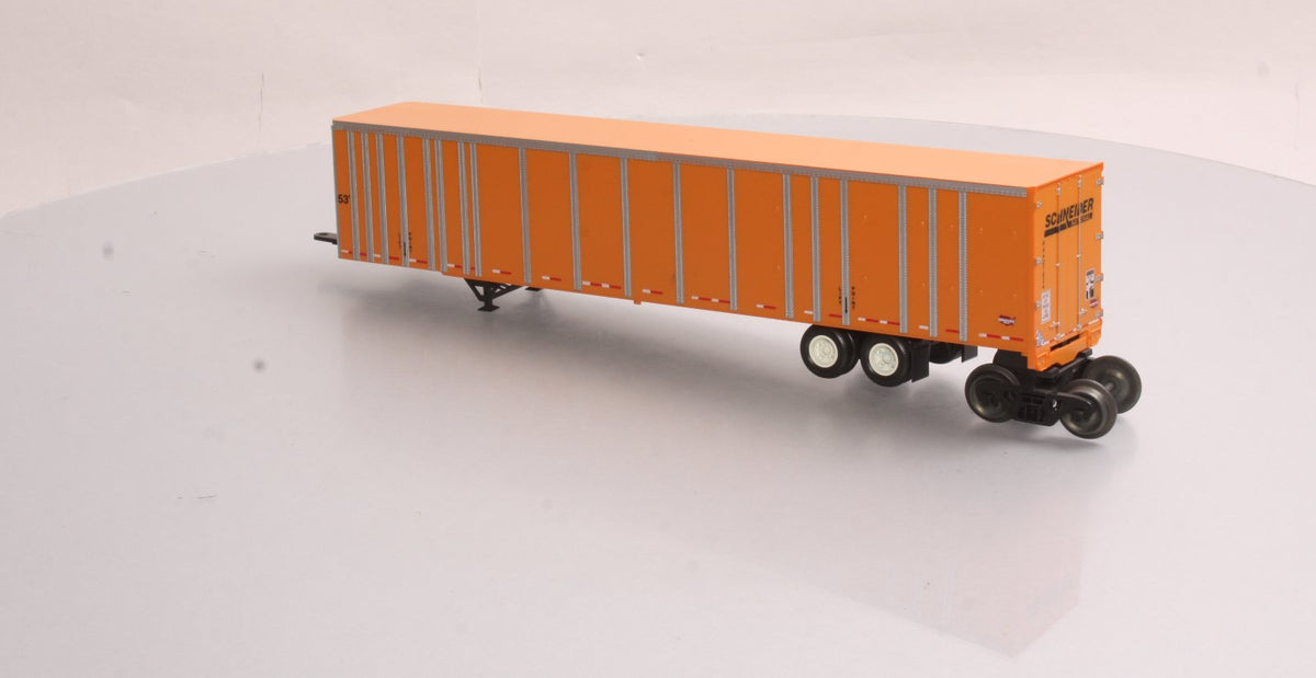 Bowser 87002 O Gauge 53' Schneider Road Railer LN/Box