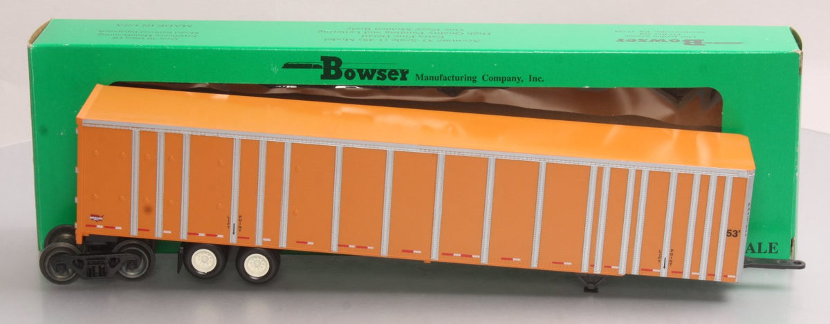 Bowser 87002 O Gauge 53' Schneider Road Railer LN/Box