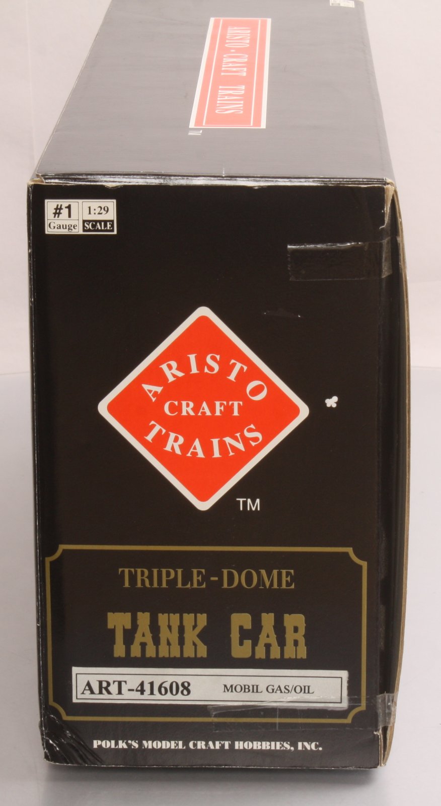 Aristo-Craft 41608 Mobil Triple Dome Tank Car LN/Box