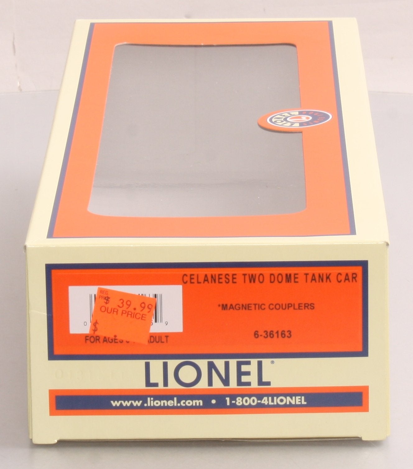 Lionel 6-36163 O Gauge Celanese 2-Dome Tank Car