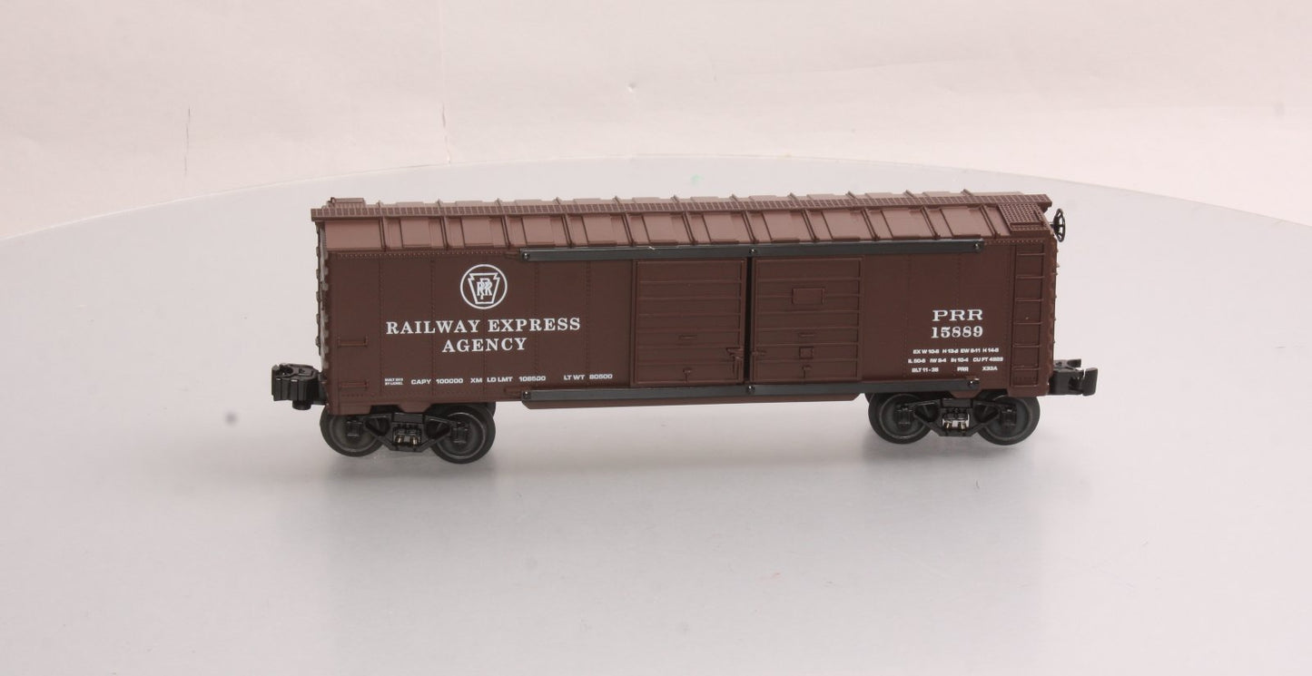 Lionel 6-15889 O Gauge Pennsylvania REA Double-Door Boxcar LN/Box