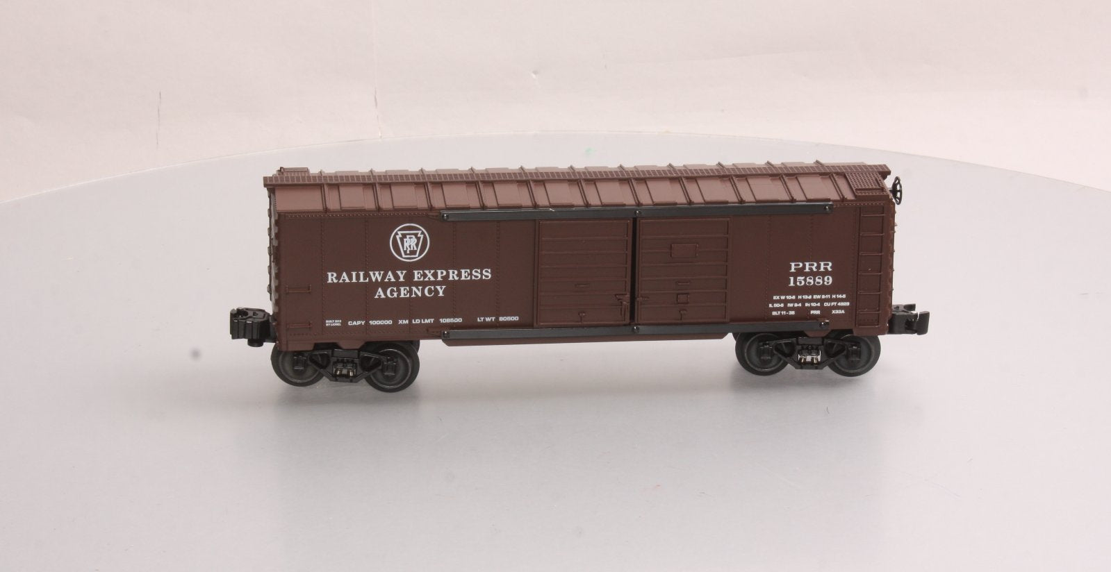 Lionel 6-15889 O Gauge Pennsylvania REA Double-Door Boxcar LN/Box
